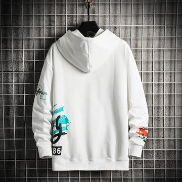 Mens Printed APL Hoodie GRMPR20 - White