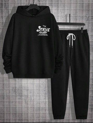 APL Hoodie and Pants Printed Set - GRUMAPLPS3 - Black Black