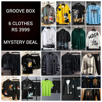 Groove Mystery Deal - 6 Clothes Rs 3999