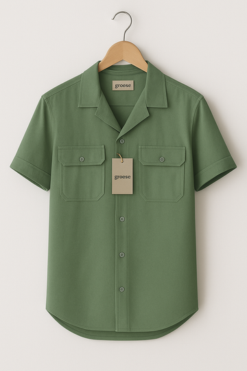 Mens Premium Cotton Button Shirt - GRVCS24 - PG