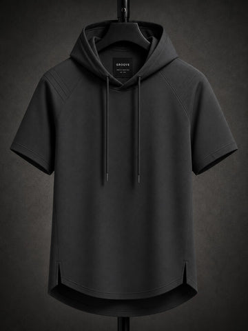 Mens Hooded Panel Cotton T-Shirt - GRMPATS1