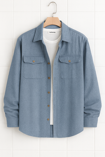 Mens Cotton Pocket Detail Shirt HATMS13 - DB