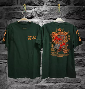 Mens Premium Cotton Printed T-Shirt - MPRIN52 - Green