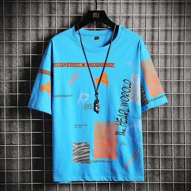 Mens Premium Cotton Printed T-Shirt - MPRIN42 - BLB