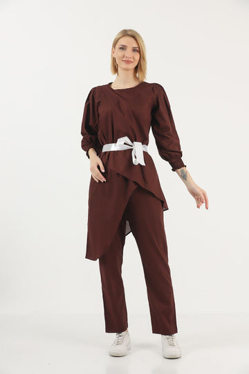 Groove Summer Cotton Lawn Fusion Co Ord Set AMSFC2