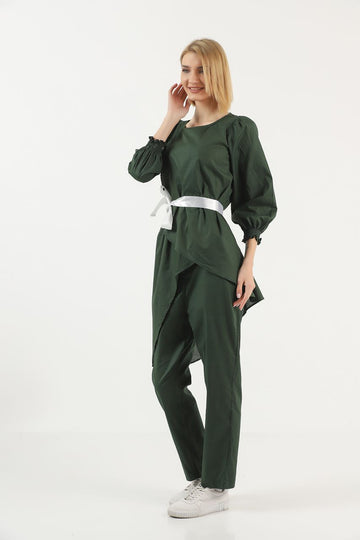 Groove Summer Cotton Lawn Fusion Co Ord Set AMSFC5