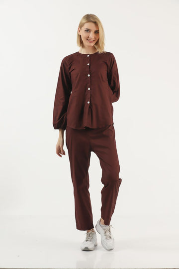 Groove Summer Cotton Lawn Fusion Co Ord Set AMSFC8