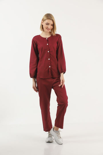 Groove Summer Cotton Lawn Fusion Co Ord Set AMSFC7