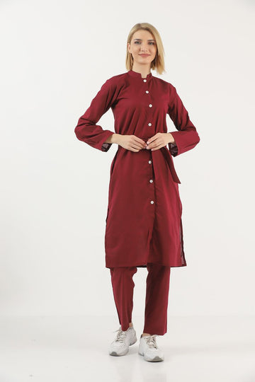 Groove Summer Cotton Lawn Fusion Co Ord Set AMSFC12