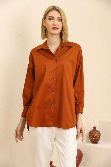 Groove Womens Oversized Button Shirt AMWOBS1