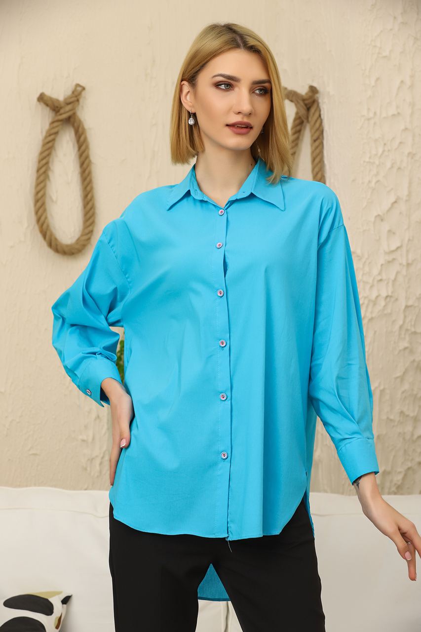 Groove Womens Oversized Button Shirt AMWOBS19