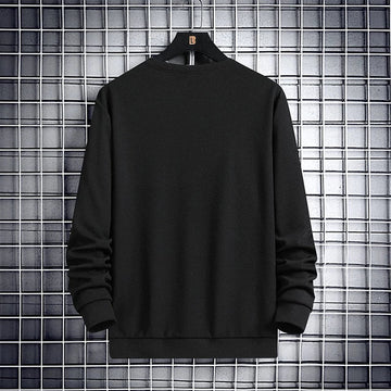 Mens Printed Sweatshirt MPRIN104 - Black