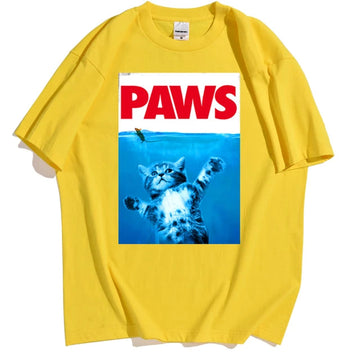 Womens Premium Cotton Printed T-Shirt - APRIN205 - Yellow