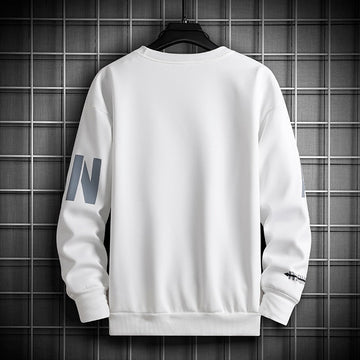 Mens Printed Sweatshirt GRMPR6 - White